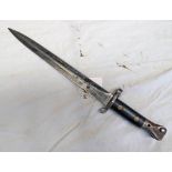 VICTORIAN PERIOD BRITISH 1888 PATTERN BAYONET WITH 30.