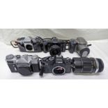 SELECTION OF CAMERAS & CAMERA BODIES TO INCLUDE OLYMPUS IS-300,