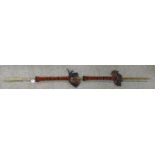 AFRICAN SPEAR WITH COVERING 176 CM LONG