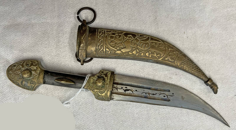 MIDDLE EASTERN DAGGER WITH 11.