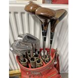 HICKORY SHAFTED PUTTER, CRAIGIE MONTROSE ZIRON, NICOLL LENON MASHIE,