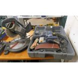 RYOBI BELT SANDER AND PBX CIRCULAR SAW