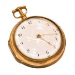 A gilt metal pair cased verge pocket watch, signed R B F, London circa 1800Condition report: