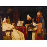 Alessandro Sani (19th/20th century) Italian A gift for the Abbot A fine supper One signed, oil on