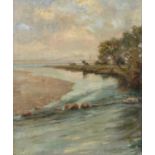 Margaret Campbell Macpherson (1860–1931) "River Morning into a Loch" Signed, with inscribed label