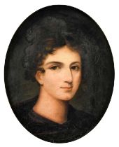 Follower of Angelica Kauffman RA (1741-1807) SwissPortrait of Eliza Holmes, wife of Robert Holmes of