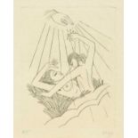 Eric Gill ARA, RDI (1882-1940) "David" Signed and numbered 9/15, etching, together with two