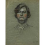 Harry Epworth Allen RBA, PS (1894-1958)Portrait of a lady, head and shouldersSigned, charcoal and