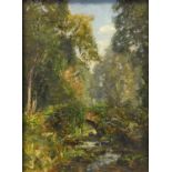 Herbert Royle (1870-1958) "Posforth Beck, In the Valley of Desolation, Near Bolton Abbey" Signed,