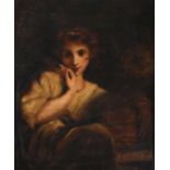 After Sir Joshua Reynolds RA (19th century)RobinettaOil on canvas, 74cm by 61cm Provenance: Once