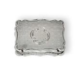 A Victorian Silver Vinaigrette by David Pettifer, Birmingham, 1854