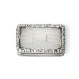 A George IV Silver Vinaigrette by Nathaniel Mills, Birmingham, 1828