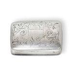 A Victorian Silver Vinaigrette by Joseph Willmore, Birmingham, 1838