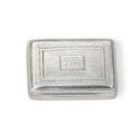 A George III Silver Vinaigrette by Joseph Willmore, Birmingham, 1817