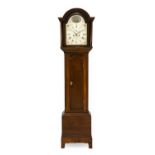 An Oak Eight Day Longcase Clock with Rocking Ship Automata, signed Creasey Broderick, Boston,