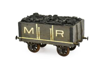 An H Upmann Painted Wood and Metal Novelty Box, late 19th/early 20th century, as a Midland Railway