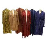 Circa 1940/60s Gents Dressing Robes, comprising the labels J & S Shannon Ltd Greenock, Robinson &