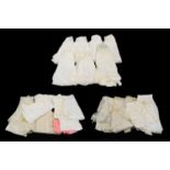 Assorted Early 20th Children's Costume and Accessories, comprising long robes, white cotton day