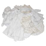 Assorted White Cotton Late 19th/Early 20th Century Baby Robes and Costume, comprising night robes,