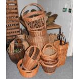 ~A quantity of assorted baskets