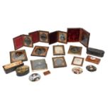 Snuff boxes, and? type cabinet picture