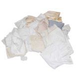 Assorted Late 19th/Early 20th Century White Cotton and Linen Undergarments, comprising night