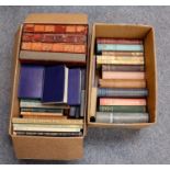 A collection of books relating to mountaineering, walking in the lake district, etc (two boxes)