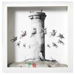 Banksy (b.1974) "Walled off Hotel, Box Set" (2017) Offset lithograph, accompanied with a concrete