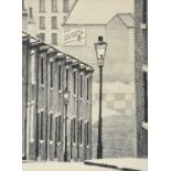 Stuart Walton (b.1933)"Looking Down Westgrove Street, Bradford"Signed and dated (19)72, pencil, 39.