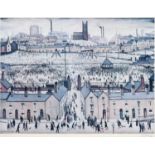 After Laurence Stephen Lowry RBA, RA (1887-1976) "Britain at Play"Signed, with the blindstamp for