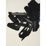 Pierre Soulages (b.1919) French"LITHOGRAPHIE N°17", (1964)Lithograph, 32cm by 24cm Artist's Resale