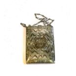 An American Silver Card-Case cum Coin-Holder, by Webster, late 19th Century, oblong, the hinged