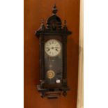 A small Musical wall clock, circa 1890