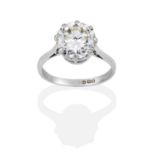 A Platinum Diamond Solitaire Ring