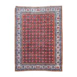 Fine Veramin CarpetCentral Iran, 2nd quarter 20th centuryThe brick red field with all over Mina