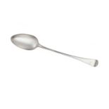 A George III Provincial Silver Basting-Spoon by John Langlands and John Robertson, Newcastle, Circa