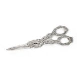 A Pair of Victorian Silver Grape-Scissors by William Hutton and Sons Ltd., London, 1893