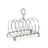 A George IV Silver Toastrack by William Stroud, London, 1822