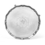 A George III Silver Salver Maker's Mark RR, For Either Richard Rugg or Robert Rew, London, 1774