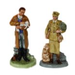 Two Royal Doulton Classics figures, Auxiliary Territorial Service HN4495 and Country Veterinary