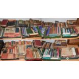 A large quantity of cloth and leather bound books including, Winston Churchill 'The Second World