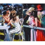 Sheree Valentine Daines (b.1956)"A Day To Remember I""A Day To Remember II"Each signed, inscribed