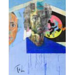 Toby Mulligan (b.1969)"Me"Signed, oil on canvas, 121cm by 90cm