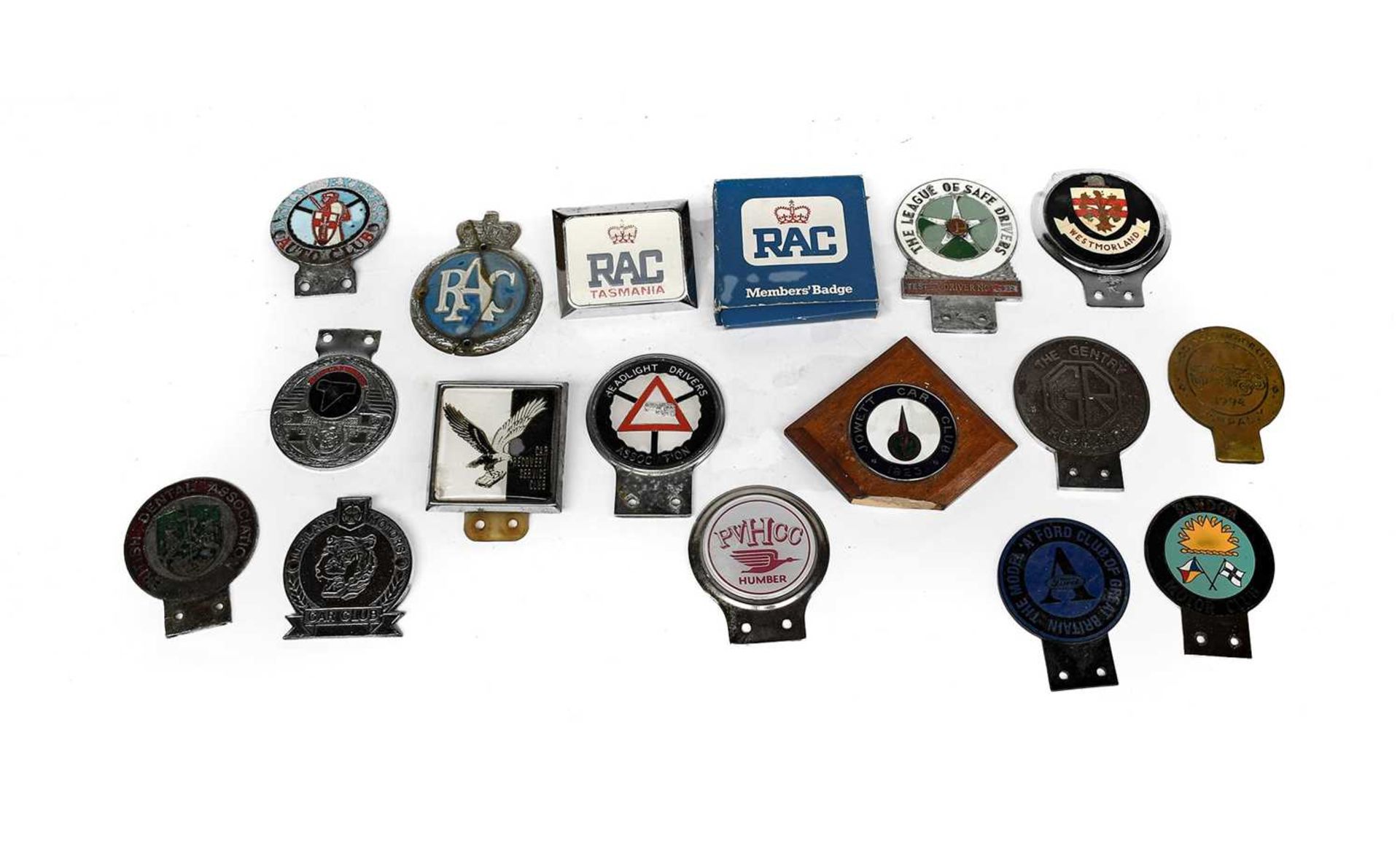 Nineteen Assorted Members' Badges, to include British Dental Association, Worthing Eagle Headlight