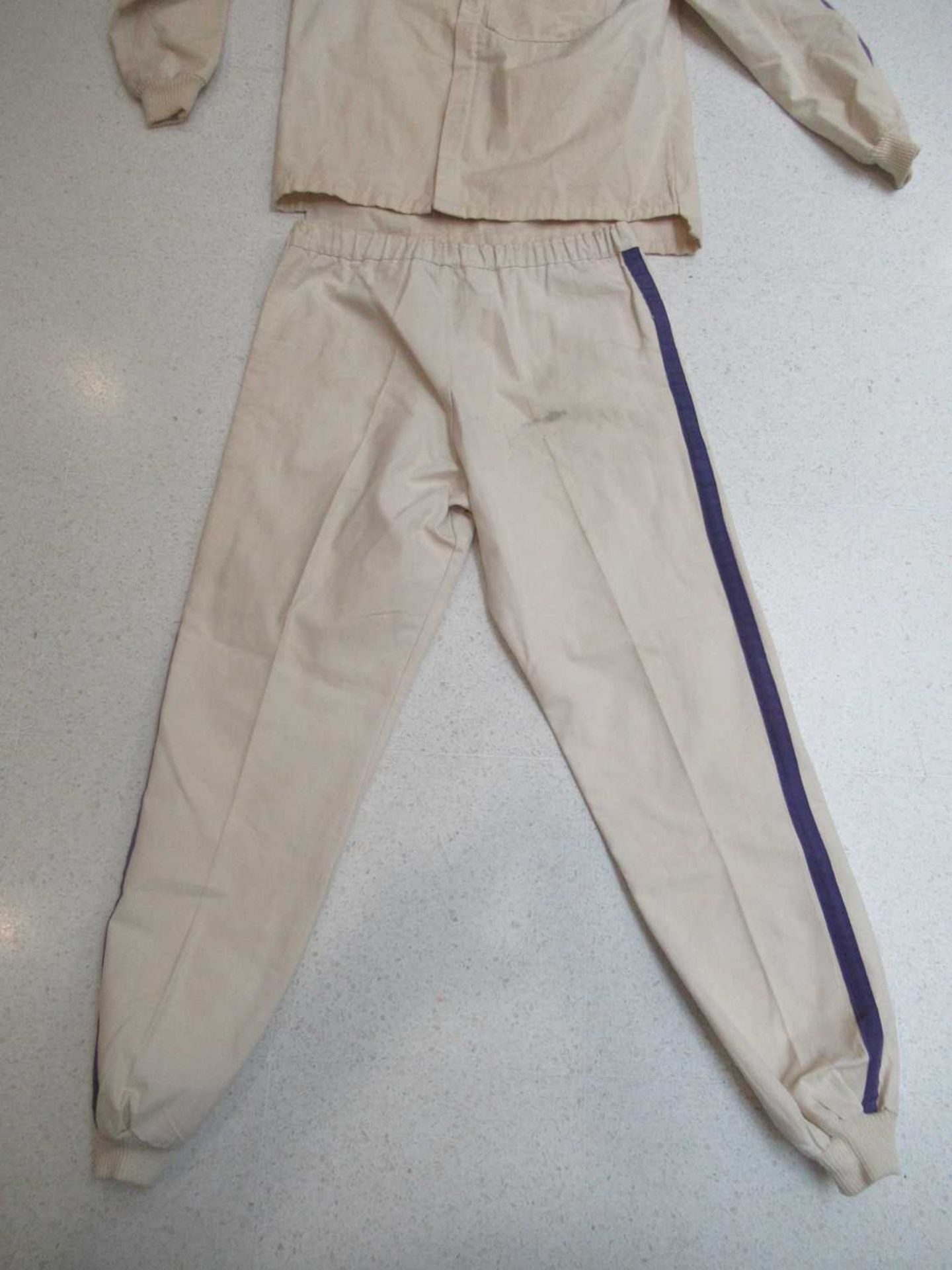 A Nomex Blue and Red Car Racing Suit, 40 inch chest size, and a Nomex Two Piece Green and Purple - Image 5 of 5