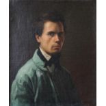 European School (19th century)Portrait of a gentleman, head and shoulders, wearing a black tie and