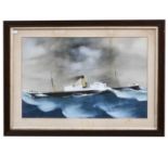 British School (20th Century) S.S. Frank CoverdaleInscribed, gouache, together with a companion 42cm