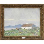 Audrey Steven (20th century)"Evening, Connemara" Signed, oil on board, 34.5cm by 44.5cm