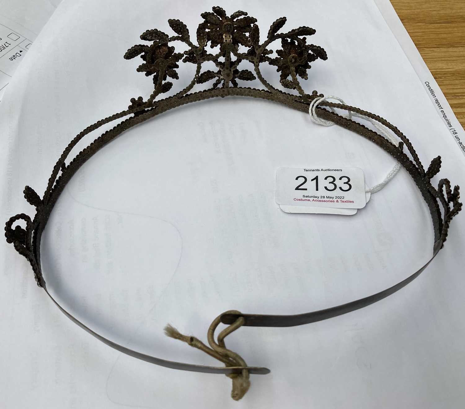 19th Century and Later Cut Steel Jewellery, comprising a decorative tiara with rotating flower heads - Image 15 of 19