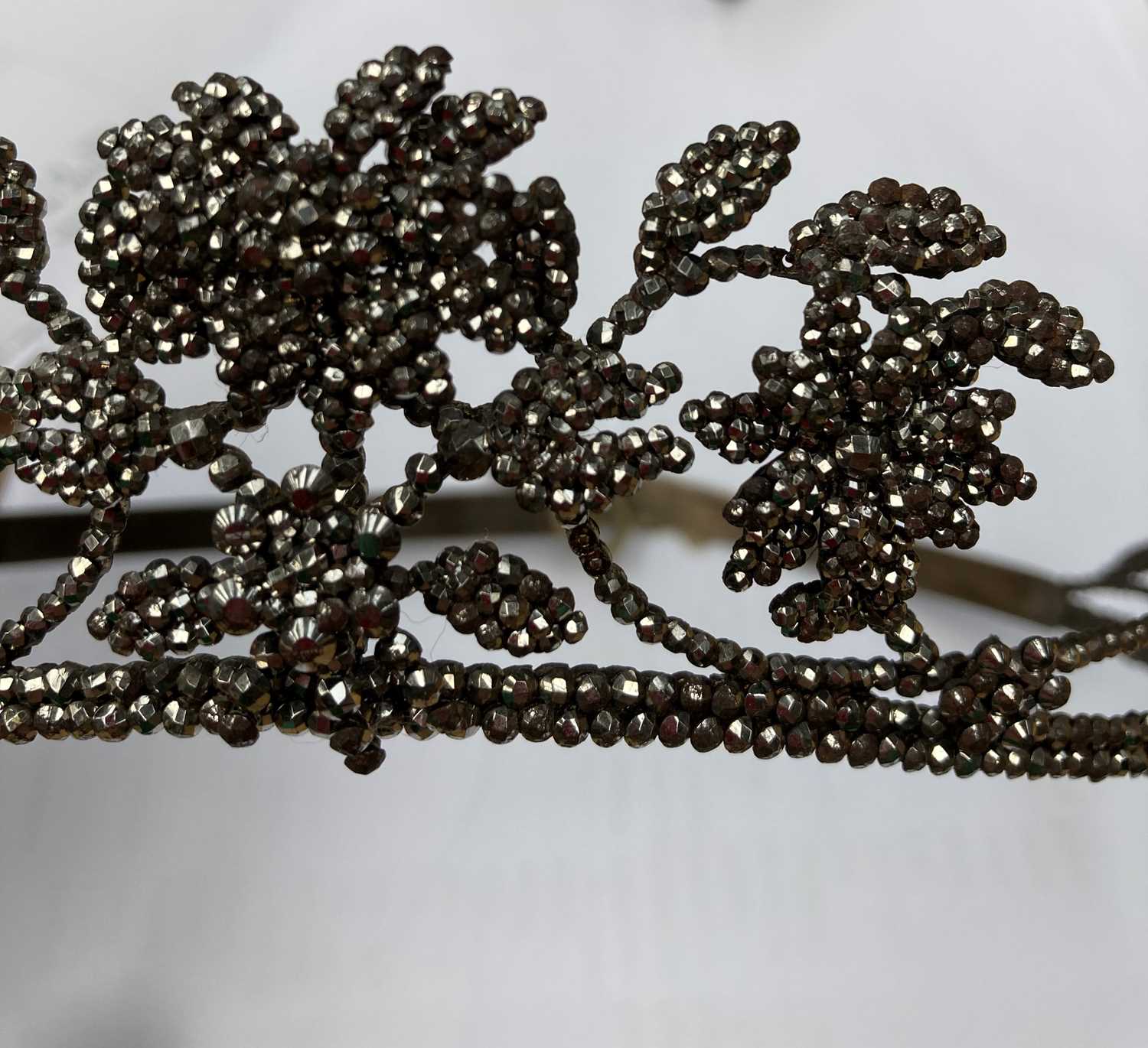 19th Century and Later Cut Steel Jewellery, comprising a decorative tiara with rotating flower heads - Image 18 of 19